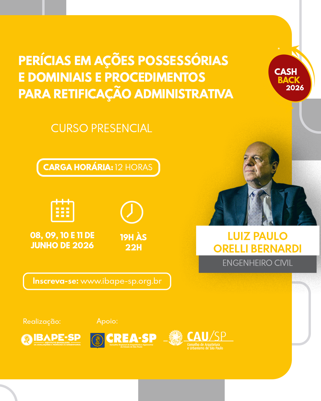 http://Curso%20Perícias%20em%20Ações%20Possessórias%20e%20Dominiais%20e%20Procedimentos%20para%20Retificação%20Administrativa